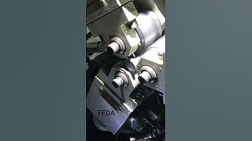 FEDA professionally designs high-quality three-axis thread rolling machine #machine #auto #cnc