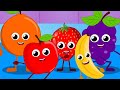 Five Little Fruits/Five Little Fruits Jumping On The Bed/Fruits Song @CoComelon