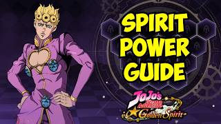 Best Spirit Power Guide for JoJo Golden Spirit @trueeevilgames