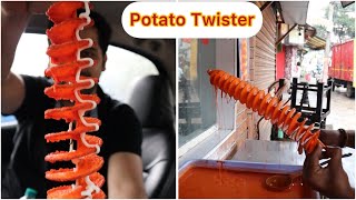 Spicy Cheese Potato Twister 🤩