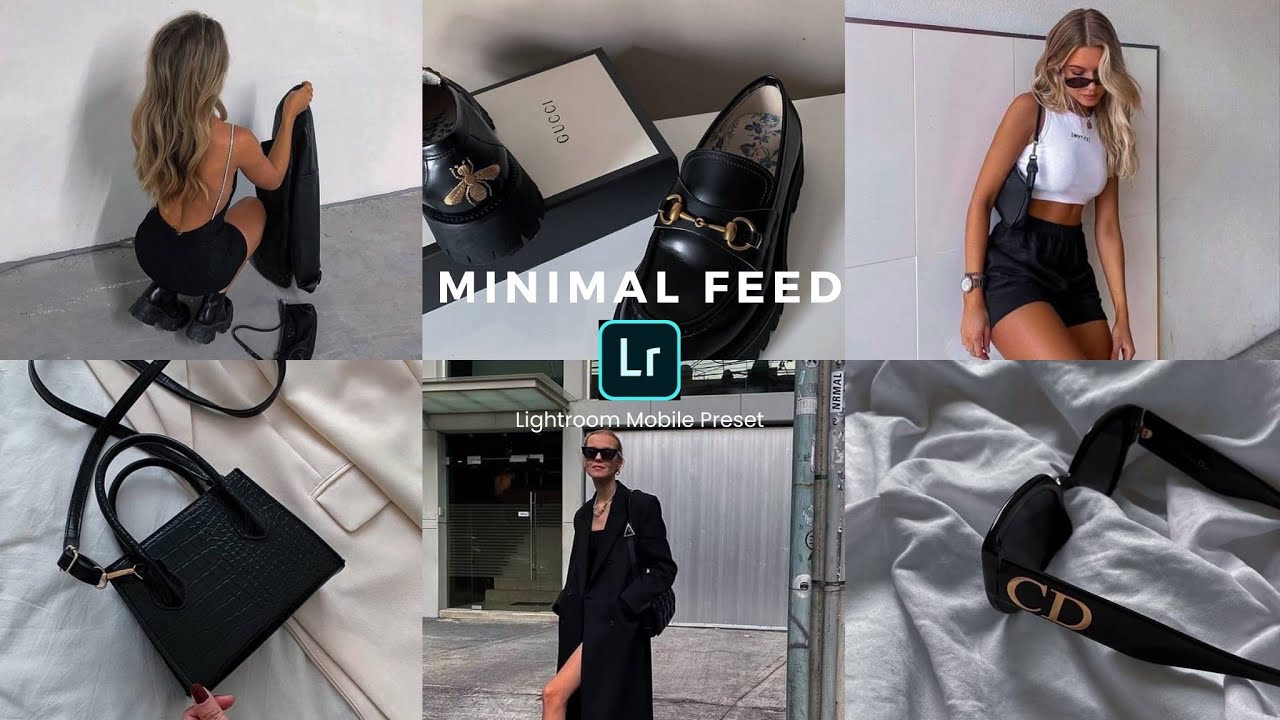 Minimal Feed Preset Lightroom Mobile Editing | C. Faith