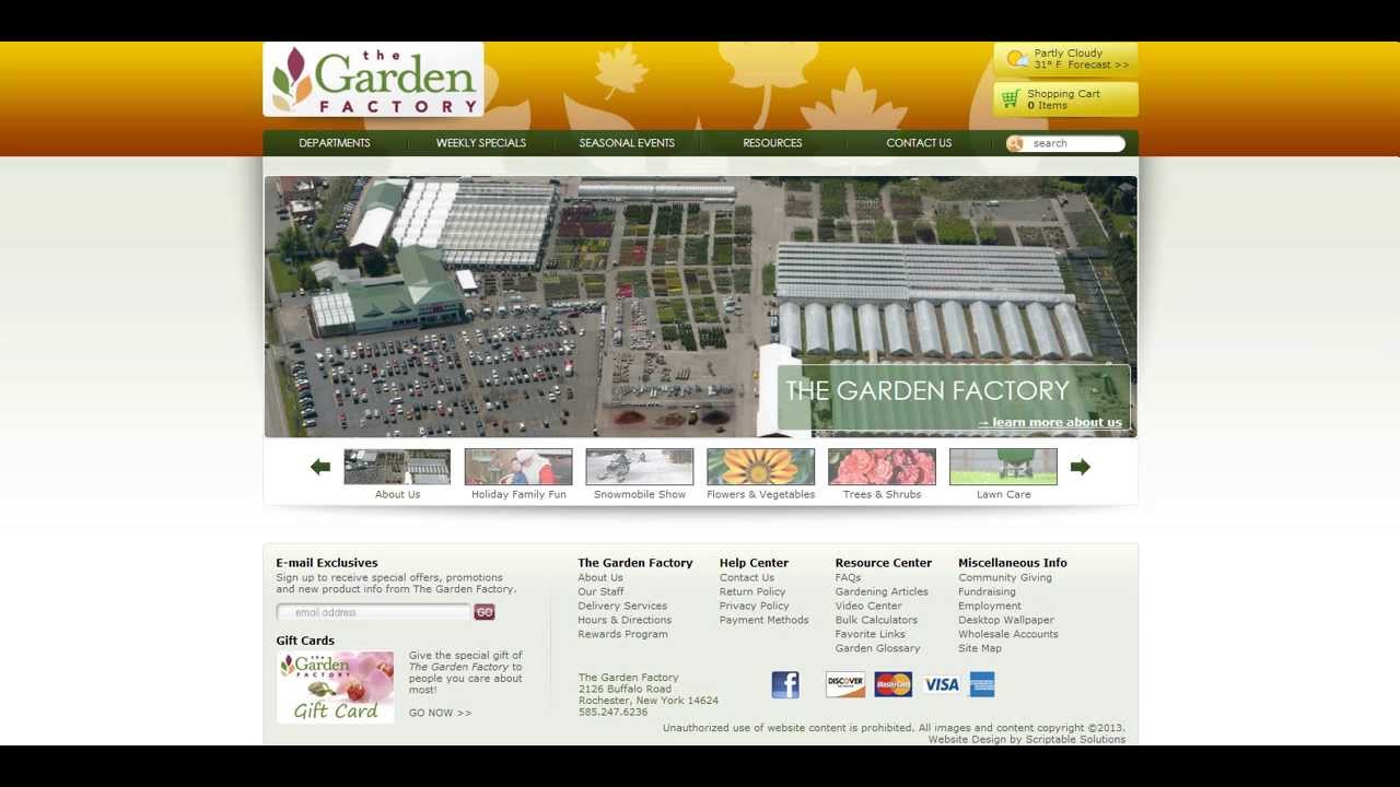 The Garden Factory Rochester Ny Youtube