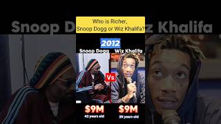 Compare net worth of Snoop Dogg and Wiz Khalifa!#snoopdogg #wizkhalifa #networthcomparison #networth