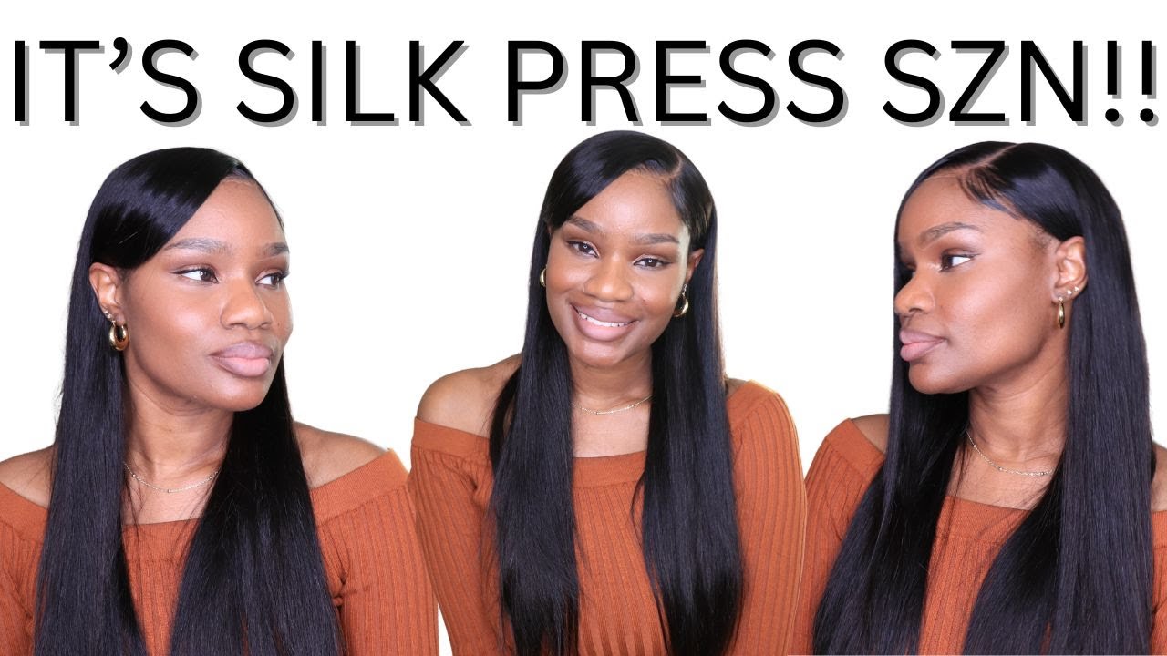 IT'S SILK PRESS SEASON, BUT I'M LAZY | BONE STRAIGHT WINTER VIBES! | FEAT. LUVME