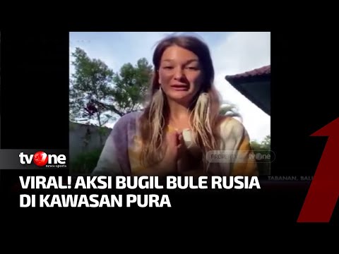 SEDANG VIRAL! Bule Tak Berbusana di Kawasan Pura | Kabar Siang tvOne