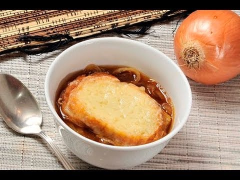 Sopa de cebolla - Onion Soup Recipe - YouTube