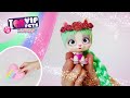 Mini fans  vip pets  unboxing  demo  doll with longest hair reveal  12 to collect