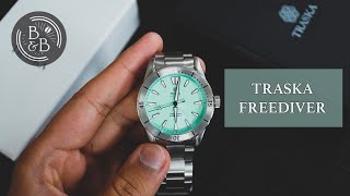 Traska Freediver Review - Excellent Value Dive Watch Under $400 - Beans & Bezels