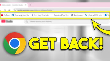 How to Get Back Bookmarks on Google Chrome - Easy Guide