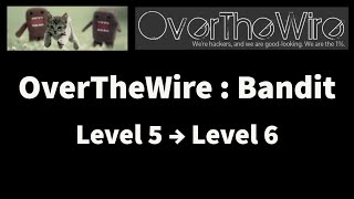 OverTheWire : Bandit Level 5 → Level 6
