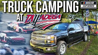 Camping in Our Chevy Silverado at TALLADEGA - 2022 Geico 500 Vlog