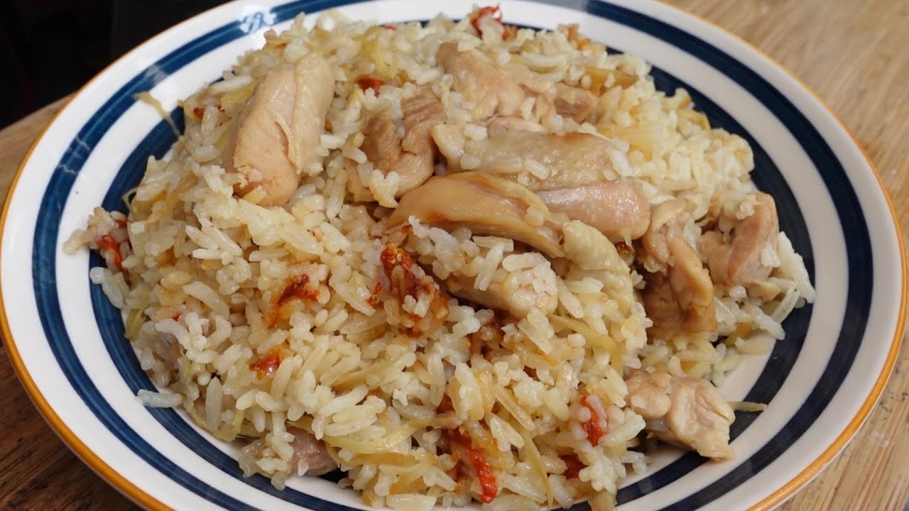 香气十足的麻油鸡饭🍗鸡肉又嫩又香，超好吃，做法简单快速🍚💯Sesame oil chicken rice🍗 chicken is tender