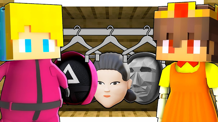 Ukri und Semlaki verwenden den SQUID GAME 2 Skin, um einen Streich zu spielen in Minecraft!
