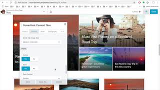 Building a Blog page on WordPress with Beaver Builder p2