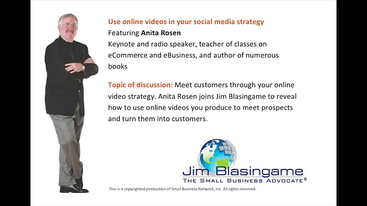 Small Business Expert Jim Blasingame with Anita Ro...