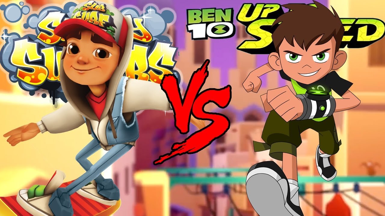 Subway Surfers  VS Ben 10: Up to Speed EPIC BATTLE! 2017