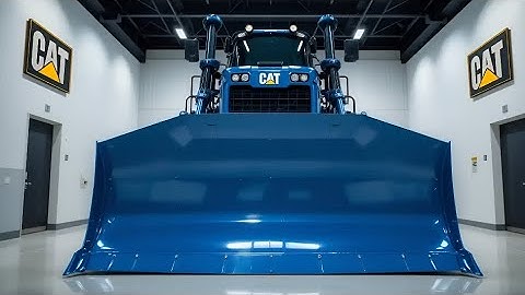 2026 Caterpillar D90 Bulldozer in Polished Blue – Most Powerful Next-Gen Dozer in America! #dozer