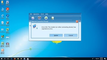 How to Fix Error 651 The Modem has reported an Error In Windows 7/8/10