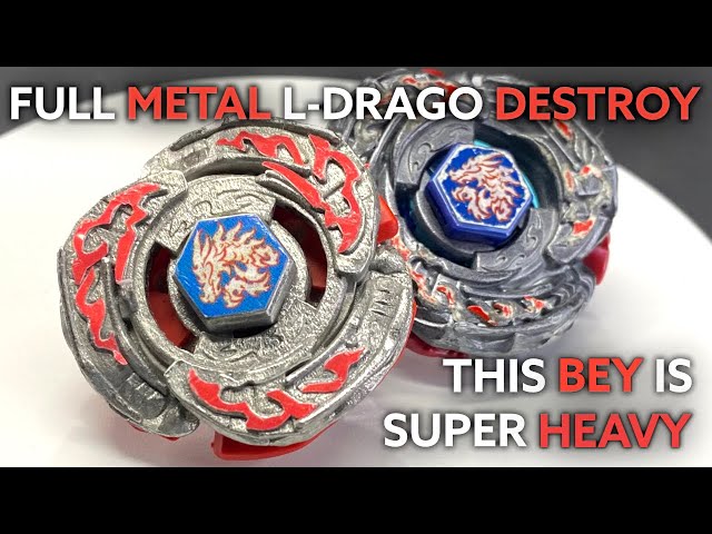 FULL METAL L-Drago Destroy F:S (BB-108) - This Beyblade is a FULL