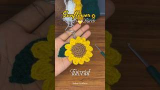 Crochet tutorial sunflower 💛 #crochet #shorts #trending #audio #india #viral #shortsvideo #love