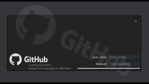 QML with C++ -- Modern GUI login page