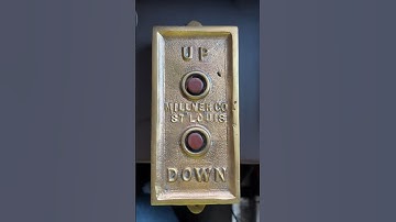 100 year old #elevator #button #stlouis #millner