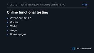 Jackpots, Online Gambling and Final Review | ISTQB CT-GT v1.0 β Ep. 06