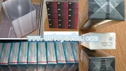 Cellophane Overwrapping Machine for Cosmetic Box| Cosmetic Box Wrapping Machine