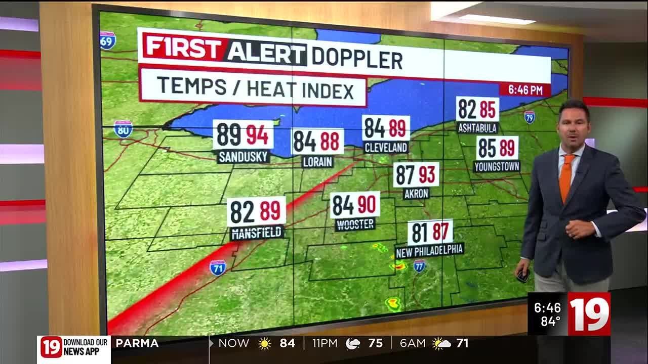 Northeast Ohio weather: Hot, humid start to week - YouTube