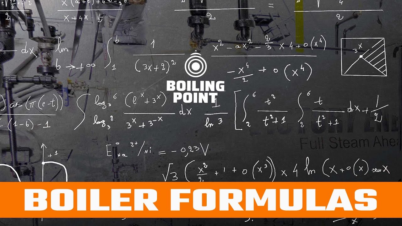 Important Boiler Room Formulas The Boiling Point YouTube