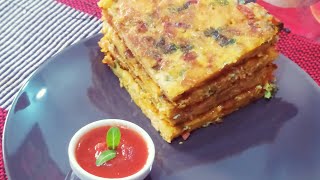 Potato Omelette Recipe.Easy Breakfast Recipe.Kids Tiffin Box Idea. Easy Snacks Recipe.