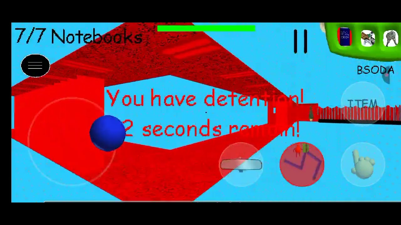 Usando hack!!kkkkk Baldi's basics #3