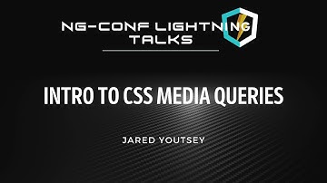 Intro to CSS Media Queries | Jared Youtsey | EnterpriseNG 2020 #ngconf