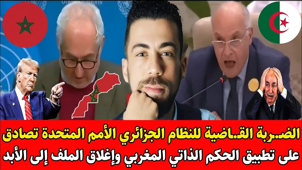 لايـ.ـف شوقي بن زهرة ضـ.ـربة لقـ.ـاضية للجزائر كشف مستجدات خـ.ـطيرة في ملف صحراء وإغلاق الملف نهائيا