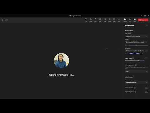 MS Teams: Setting up audio and video in the room