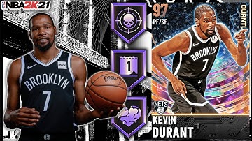 GALAXY OPAL KEVIN DURANT GAMEPLAY! THE BEST CARD IN NBA 2K21 MyTEAM?!?