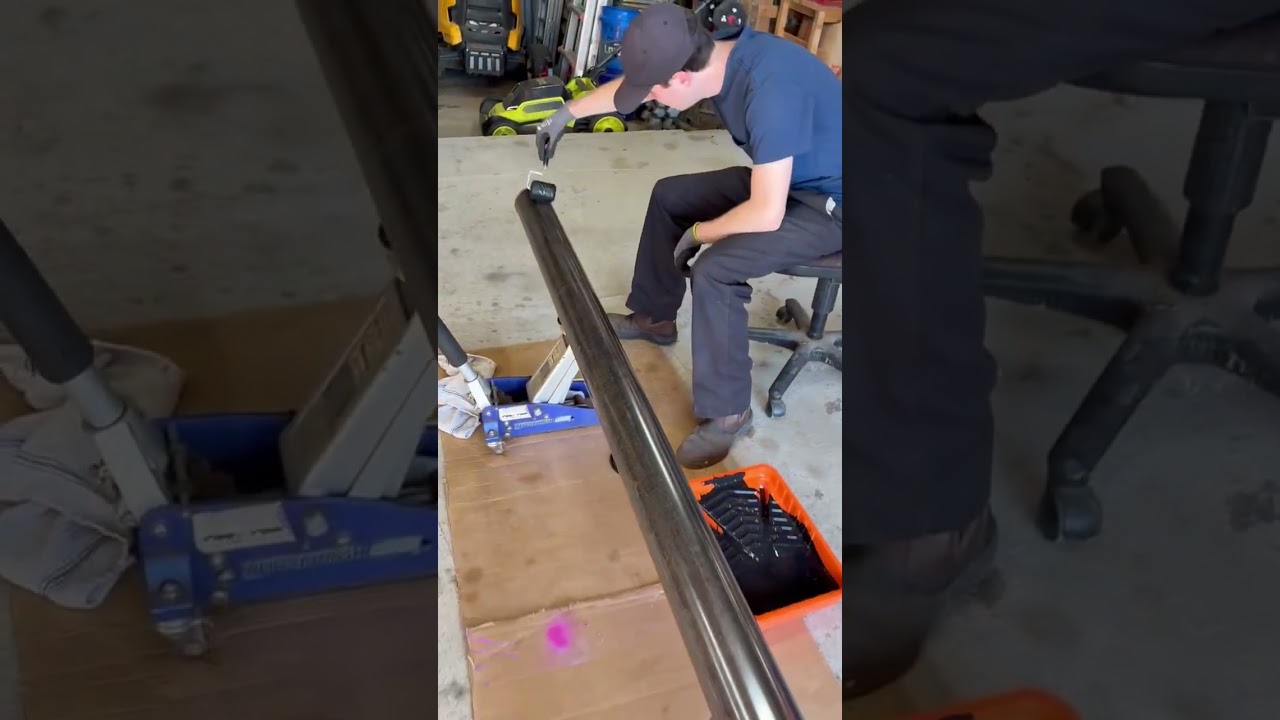 Preparing the Pipes for the Property Fence