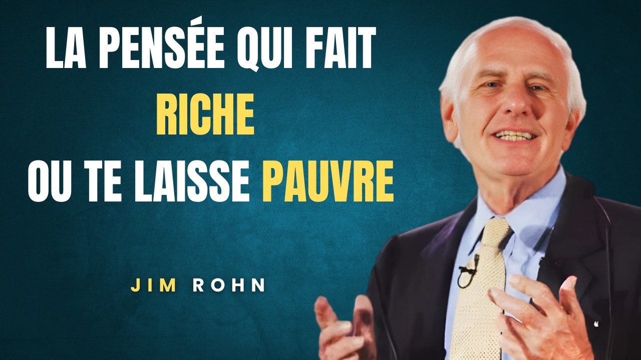Soit tu penses comme les riches… soit tu restes bloqué toute ta vie | Jim Rohn Motivation