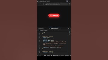 🚪 Logout Button with Stylish Hover Effects – Pure CSS #webdevelopment #coding #hovereffect #shorts