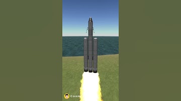 KSP • Rocket Failure Landing (Falcon Heavy)