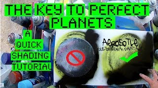 How To Spray Paint Perfect Planets   Spray Paint Quick Tip   Spray Paint Art Tutorial