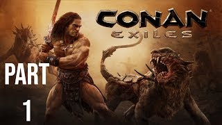 CONAN EXILES Walkthrough Gameplay Part 1 (PS4)