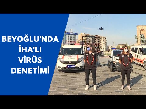 Turizm polisleri, Beyoğlu'nda turistlere yönelik koronavirüs denetimi gerçekleştirdi