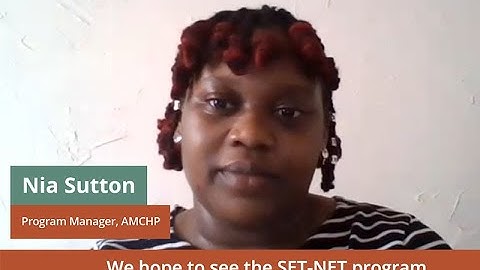 What is your hope for the future of SET-NET? Nia Sutton