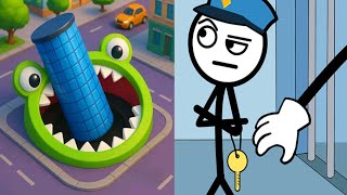 Hole io vs Thief Puzzle - Max Level SpeedRun Gameplay