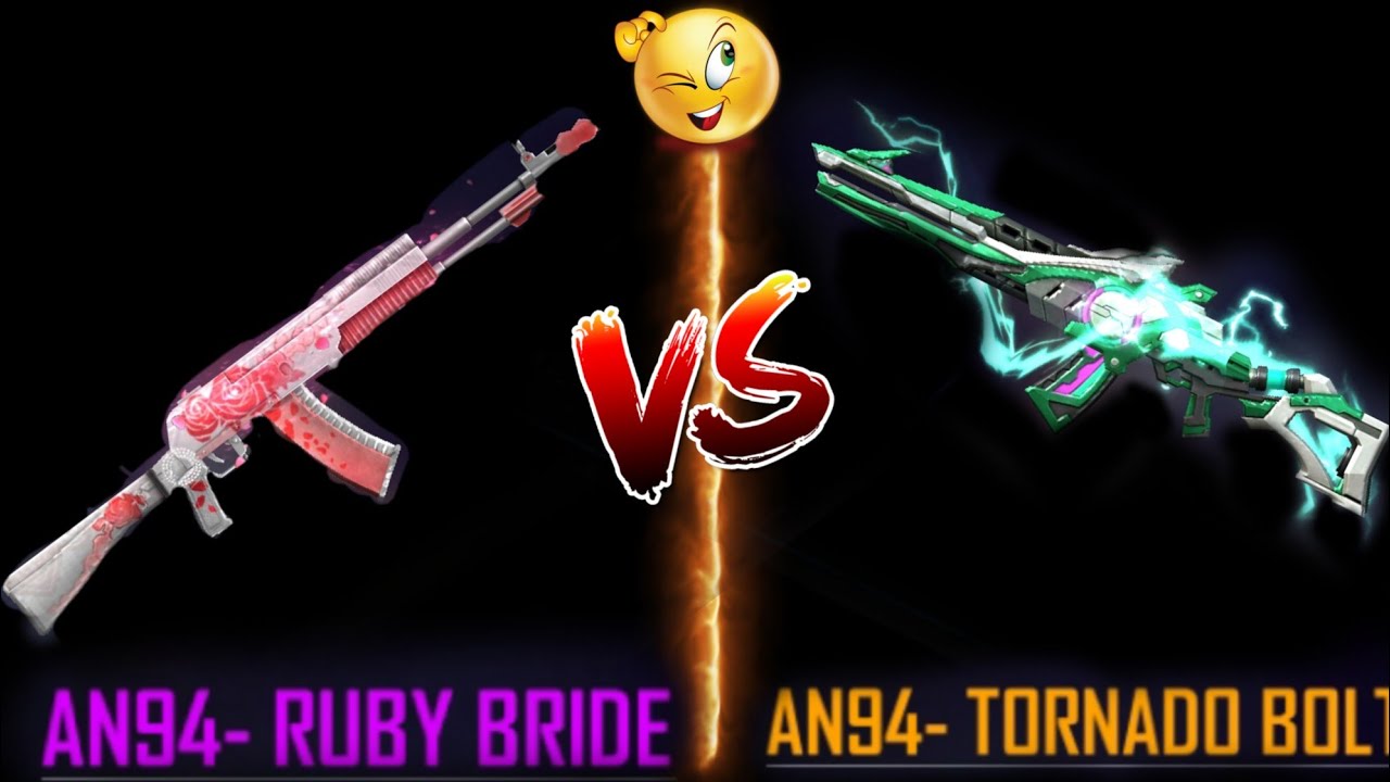 An94 RUBY BRIDE VS TORNADO BOLT COMPARISON || GARENA FREE FIRE 