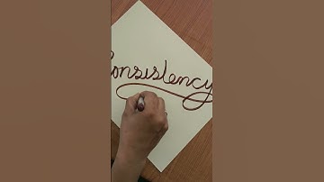 Consistency Cursive Writing || Cursive Writing Practice For Beginner || Consistency #shorts #cursive