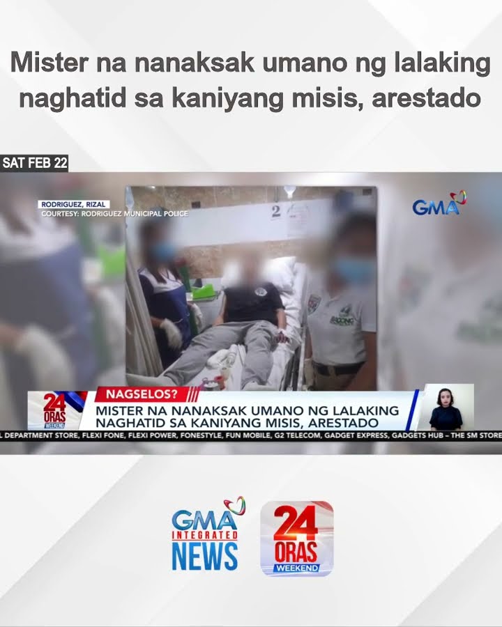 Mister na nanaksak umano ng lalaking naghatid sa kaniyang misis, arestado | 24 Oras Weekend