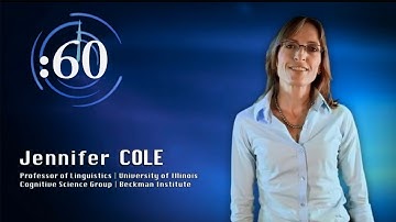 60-Second Science: Jennifer Cole on Speech Processing and Computational Linguistics