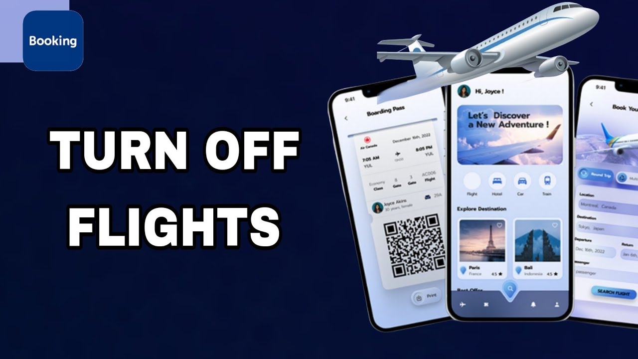 How To Turn Off Flights On Booking App | Step By Ste - YouTube